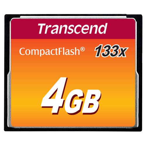 コンパクトフラッシュ 133倍速 4GB CF 長期保証 TS4GCF133 トランセンド【ネコポス対応】