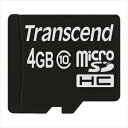 Transcend microSDHCカード 4GB class10 トランセンド 【ネコポス対応】 TS4GUSDC10(2)
