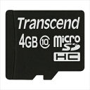 Transcend microSDHC 4GB class10 ȥ󥻥 ڥͥݥб TS4GUSDC10