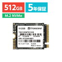 SSD M.2 512GB NVMe PCIe Gen4×4 Type 2230 内蔵 Read 3300MB/s SLCキャッシュ MTE310S Trans...