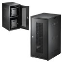 機器収納ボックス 扉付き データセンター 鍵付き ケーブル口付き CP-KBOX7BK サンワサプライ 【代引き 後払い決済不可商品】