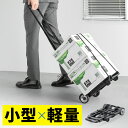 【夏セール】キャリーカート 折りたたみ 軽量 買い物 荷物運搬 コンパクト フック バンド 静音 キャンプ アウトドア 人気 おすすめ EEX-CT14BK