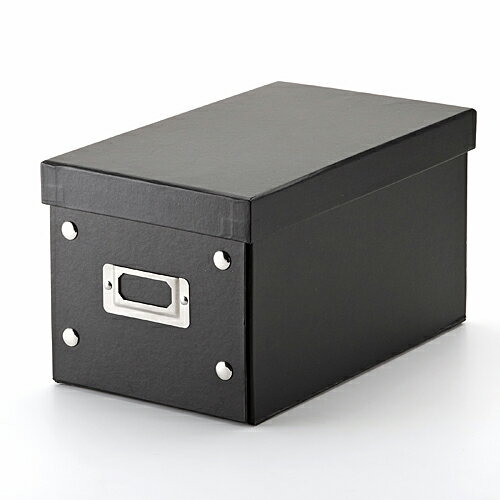 組立CD収納ボックス 30枚まで収納 ブラック EZ2-FCD036BK