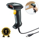 【楽天1位受賞】バーコードリーダー 1次元 レーザー USB スタンド ケーブル 2m 据え置き 卓上 正確 BCR-006 サンワサプライ