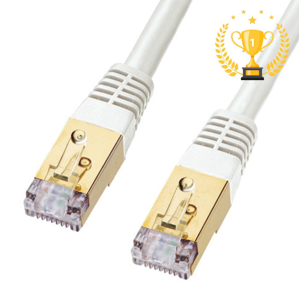 【最大1,000円オフクーポン発行中】【楽天1位受賞】カテゴリ7LANケーブル 50m ホワイト KB-T7-50WN サンワサプライ