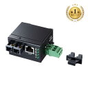 【最大500円クーポン発行中】【楽天1位受賞】メディアコンバータ メディコン 光 lan 産業用 小型 軽量 LAN-NFC241 サンワサプライ