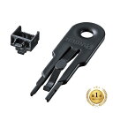 【楽天1位受賞】モジュラージャックガード RJ45対応 ブラック 防犯対策 10個入り 専用工具付き SL-68N サンワサプライ【ネコポス対応】