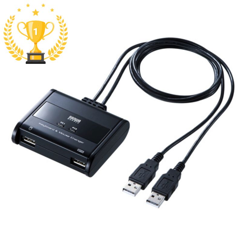 【最大1,000円オフクーポン発行中】【楽天1位受賞】パソコン切替器 キーボード マウス用 2:1 PC切替器 SW-KM2UU サンワサプライ