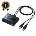 【楽天1位受賞】KVMスイッチ パソコン切替器 PC2台切替 DisplayPortディスプレイ USB キーボード マウス スピーカー 手元スイッチ エミュレーション Win Mac SW-KVM2WDPU サンワサプライ