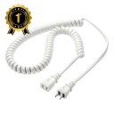【楽天1位受賞】電源コード 延長 コイル 1~2m TAP-EXC2 サンワサプライ