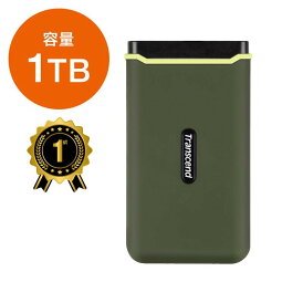 【楽天1位受賞】外付けSSD 1TB ESD380C ポータブル 長期保証 TS1TESD380C Transcend トランセンド