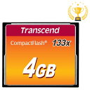 【最大1,000円オフクーポン発行中】【楽天1位受賞】コンパクトフラッシュ 133倍速 4GB CF 長期保証 TS4GCF133 トランセンド【ネコポス対応】