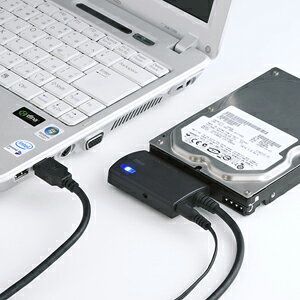 【最大2,500円クーポン発行中】SATA-USB3.0変換ケーブル HDD＆SSD対応 USB-CVIDE3 サンワサプライ