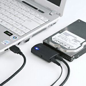 【最大1,000円オフクーポン発行中】SATA-USB3.0変換ケーブル HDD&SSD対応 USB-CVIDE3 サンワサプライ