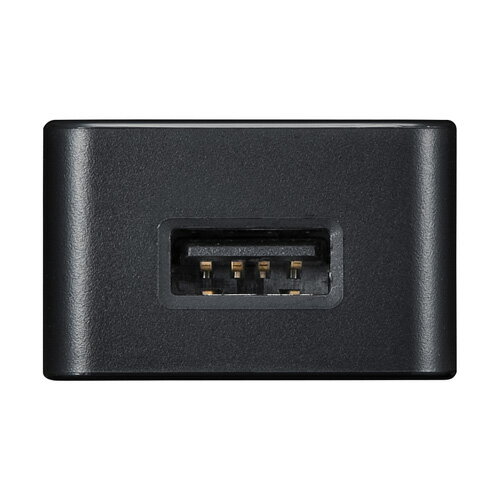 USB充電器 1A 高耐久タイプ 1ポート ブラック ACA-IP49BK サンワサプライ