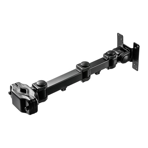 支柱取付けモニタアーム(高耐荷重・20kgまで・支柱径25~40mm・長タイプ)