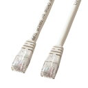 【最大2,000円オフクーポン発行中】Cat 5e単線LANケーブル 50m ライトグレー KB-T5T-50N サンワサプライ