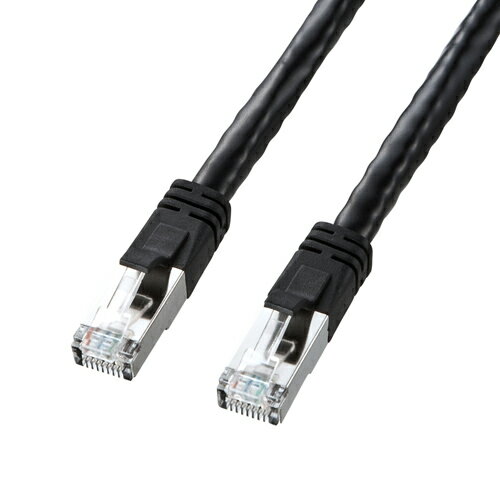 【最大2,500円クーポン発行中】PoE LANケーブル CAT6 30m ブラック KB-T6POE-30BK サンワサプライ