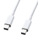 ミニDisplayPortケーブル 1m ホワイト KC-DPMM1W サンワサプライ