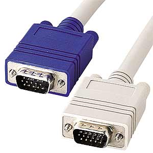 【最大1,000円オフクーポン発行中】ディスプレイケーブル 複合同軸 アナログRGB 0.75m KC-V07K サンワサプライ