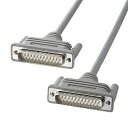 RS-232Cケーブル 25pin/クロス 非同期通信 3m KRS-007K サンワサプライ