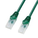 【最大1,000円オフクーポン発行中】ツメ折れ防止LANケーブル Cat5e 15m グリーン LA-Y5TS-15G サンワサプライ