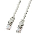 【最大2,000円オフクーポン発行中】Cat 5eLANケーブル 7m ライトグレー LKB5Y-07N サンワサプライ