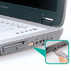 USBポートをふさいでデータを守る、USBコネクタ取付けセキュリティ オレンジ SL-46-D サンワサプライ【ネコポス対応】