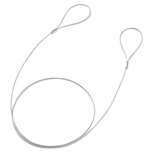 【最大1,000円オフクーポン発行中】eセキュリティ用ワイヤーのみ、eセキュリティワイヤー 長さ1.0m 径2.2mm SLE-11W-1 サンワサプライ【ネコ...