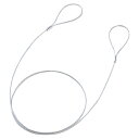 eセキュリティ用ワイヤーのみ、eセキュリティワイヤー 長さ1.0m 径2.2mm SLE-11W-1 サンワサプライ【ネコポス対応】