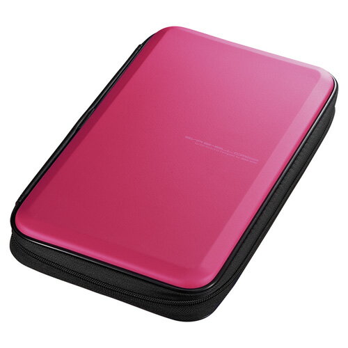 ブルーレイディスク対応セミハードケース 56枚収納 ピンク 