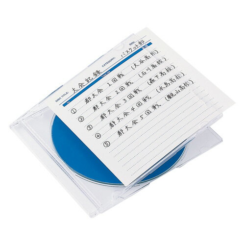 【最大1,000円オフクーポン発行中】インデックスカード 手書き用 光沢タイプ 50枚入り JP-IND7N-50 サンワサプライ【ネコポス対応】