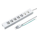 電源タップ 3P抜け止め 7個口 2m 集中スイッチ 雷ガード マグネット付き TAP-F37-2KSRP サンワサプライ