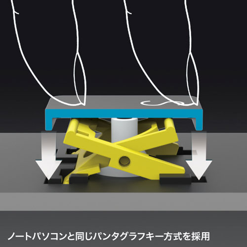 ワイヤレスキーボード_コンパクト_スリム_パンタグラフ_テンキー付き_ブラック_SKB-WL31BK_サンワサプライ