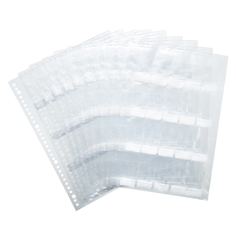 【最大1,000円オフクーポン発行中】SDカードファイルシート 静電気防止 帯電防止 A4サイズ 30穴 10枚入り FC-MMC27SD サンワサプライ【ネコ...