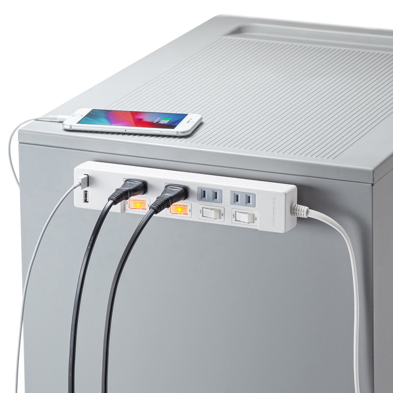 サンワサプライ マグネットセット 両面テープつき 2個セット タップ取り付け TAP-B15N