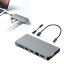 【最大1,000円オフクーポン発行中】ドッキングステーション ポートリプリケータ ドック USB-C HDMI VGA..