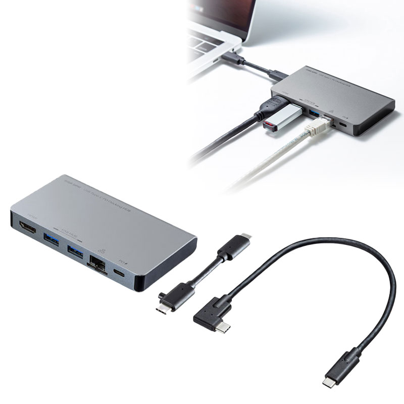 ɥå󥰥ơ ݡȥץꥱ ɥå USB-C HDMI LAN ϥ  USBϥ Windows mac thunderbolt3 Chrome USB-3TCH15S2 掠ץ饤