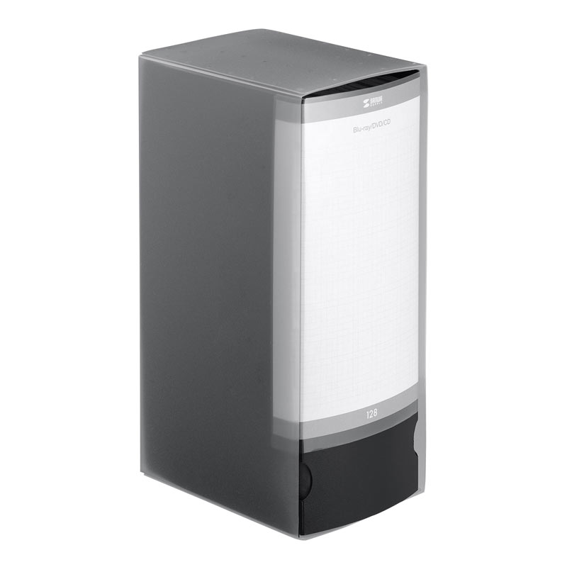 【最大1,000円オフクーポン発行中】ブルーレイディスク対応ファイルケース 128枚収納 ブラック FCD-FLBD128BK サンワサプライ