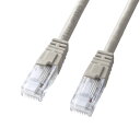 つめ折れ防止カテゴリ6LANケーブル ライトグレー 60m KB-T6TS-60N サンワサプライ