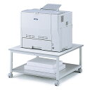 プリンター台 キャスター付き ラック ワゴン レーザー オフィス キッチン レンジ台 幅70cm 奥行き70cm 高さ35cm LPS-T105N2 サンワサプライ