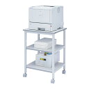 プリンター台 キャスター付き ラック ワゴン スタンド レーザー オフィス シンプル 幅51cm 奥行44cm 高さ70cm SPS-27TN サンワサプライ