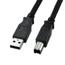 【最大2,000円オフクーポン発行中】ナイロンメッシュUSB2.0ケーブル 5m KU20-NM50K2 サンワサプライ