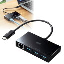 USBnut MKrbgLANA_v^ USB Type-Cڃp\Rp 3|[g USB3.2 Gen1 oXp[ ubN USB-3TCH19RBKN TTvC