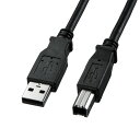 USB2.0ケーブル ブラック 1m KU20-1BKK2 サンワサプライ【ネコポス対応】