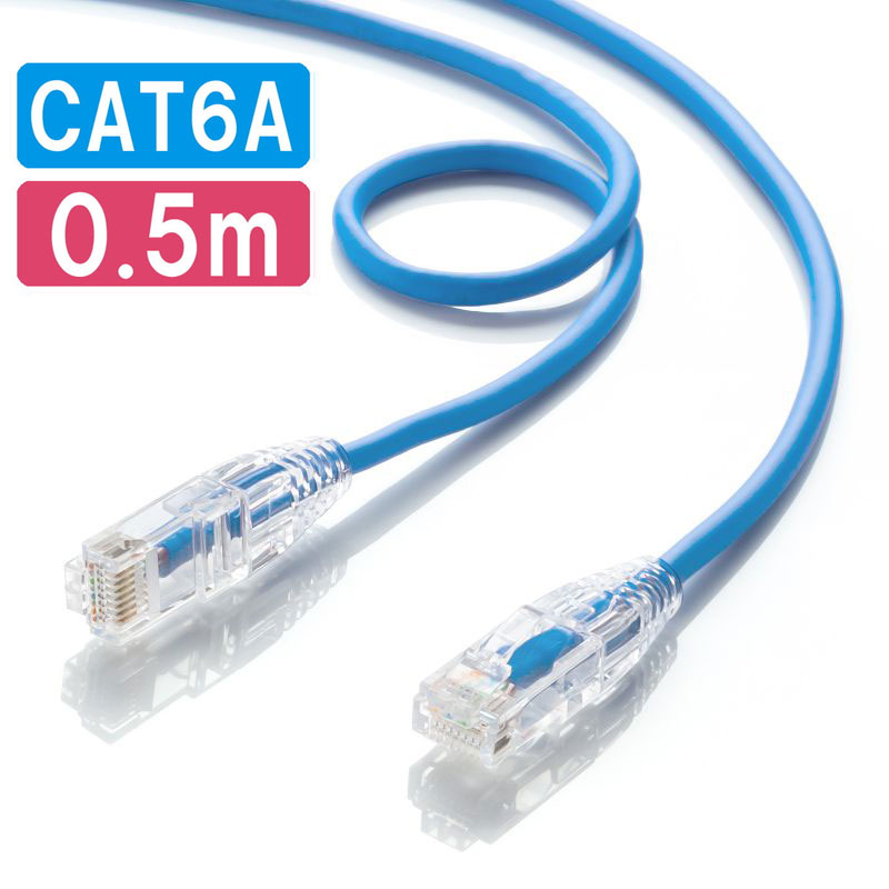 ں1,000ߥեݥۥƥ6ALAN֥ ؤλå 0.5m ॱ֥ ĥޤɻ 餫LAN֥ 10Gbps  RJ45 ֥롼 KB-SL6AYS-005BL 掠ץ饤