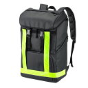 リュックサック 現場用 34L 反射テープ 着脱可能 ヘルメット収納ポケット タブレット収納 シューズ収納 耐水 夜道 法人 工事現場 工場 ブラック BAG-GEN1BK サンワサプライ