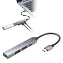 USBハブ USB Type-C接続 USB A 3ポート Type-C 1ポート USB 5Gbps USB2.0 スリムハブ アルミ USB-5TC27GM...