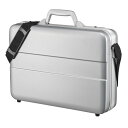 ビジネスバッグ メンズ ハード アタッシュケース PCケース 14インチワイドまで対応 鍵付き パソコンバッグ シルバー BAG-ABS5N2 サンワサプライ