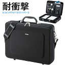 ビジネスバッグ メンズ セミハード PCケース 15.6型ワイド ブラ...(4)